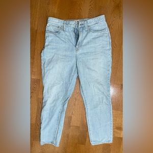 Madewell curvy perfect vintage jean in fitzgerald wash